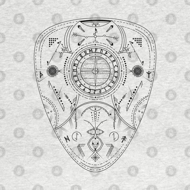 Odin's Shield | Norse Pagan Symbol by CelestialStudio